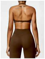 Load image into Gallery viewer, Breathable Contoured Nylon Halter Bralette With Twist
