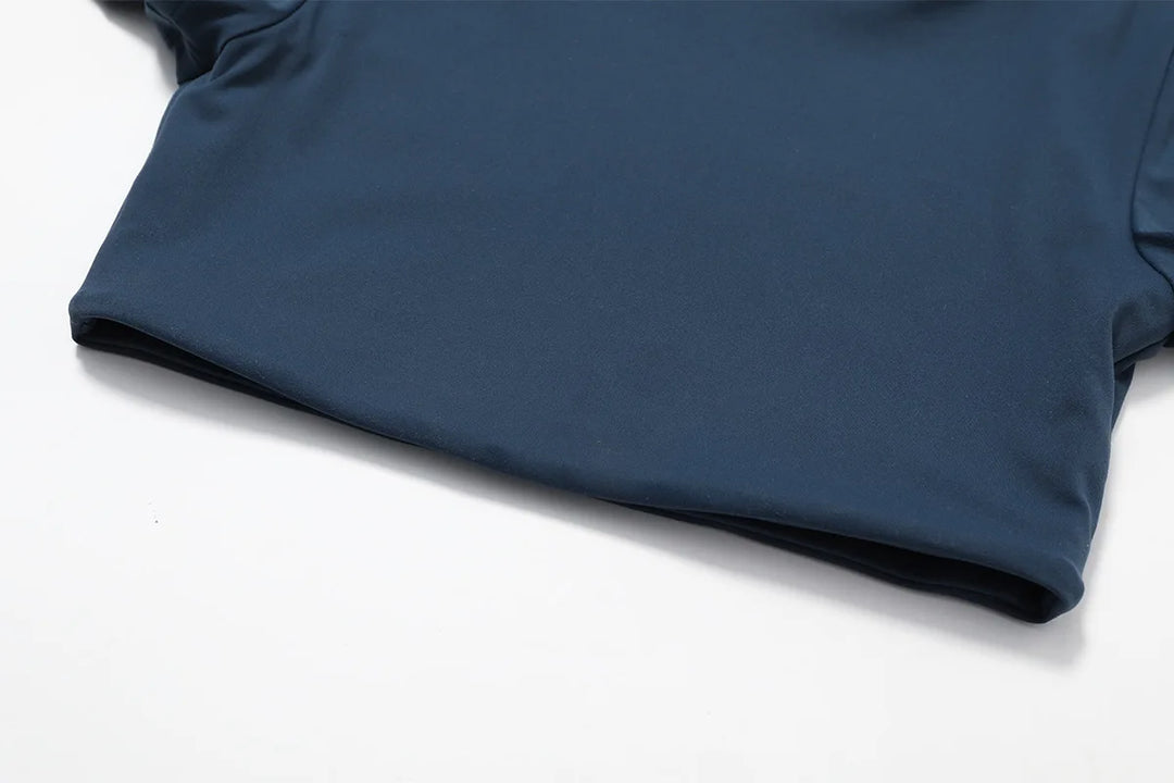 Seamless Contour Fit Yoga Crop Top Light Weight Nylon Knit