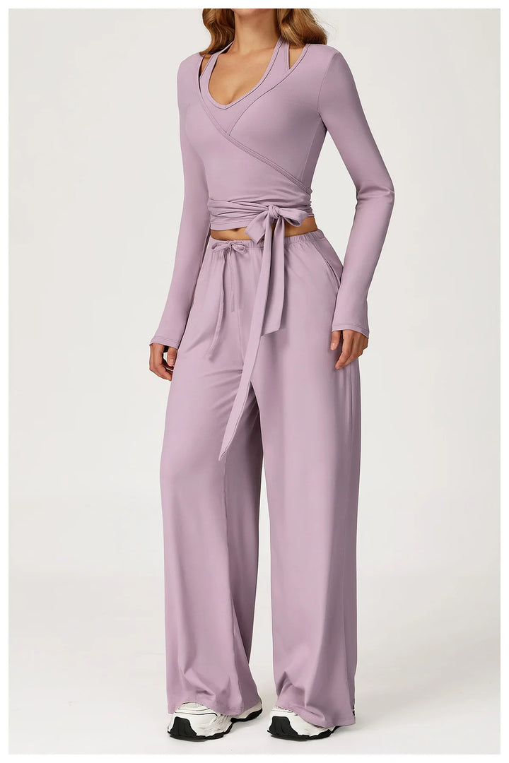 Premium Extended Sleeve Contour Yoga Top Performance