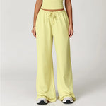 Load image into Gallery viewer, Breathable Contour Drawstring Wide Leg Athletic Pants
