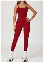 Load image into Gallery viewer, Elevated Contour Performance Breathable Jumpsuit Nylon Knit
