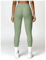 Load image into Gallery viewer, Luxurious High-Waist Contour Seamless Leggings Scrunch
