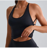 Load image into Gallery viewer, Cross Back Contour Seamless Sports Bra Performance
