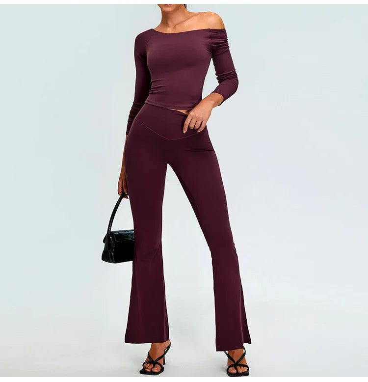 Contoured Performance Tracksuit Set With Long Sleeves