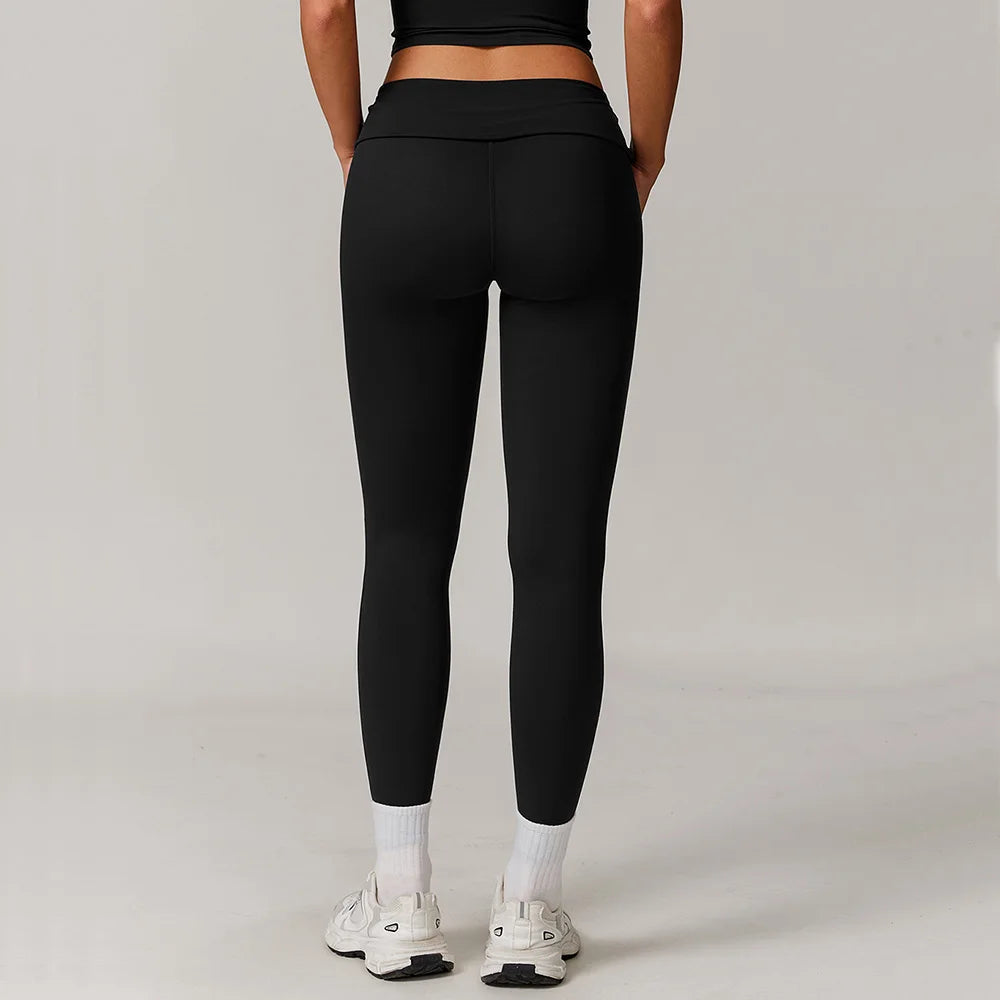 High Waist Contour Performance Leggings With Support