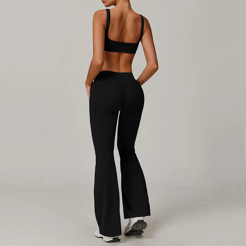 Contoured Performance Yoga Leggings With High Waist