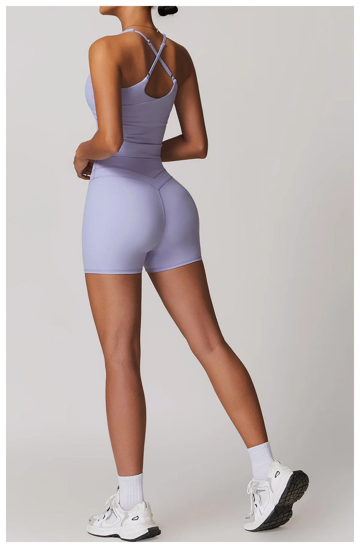 2 Piece Premium Contoured Leggings Set For Performance