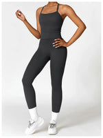 Load image into Gallery viewer, Seamless Sculpted Yoga Core Set Leggings Ribbed Contour
