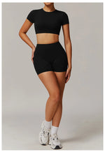 Load image into Gallery viewer, Seamless Contour Two Piece Yoga Set Luxe Performance Wear
