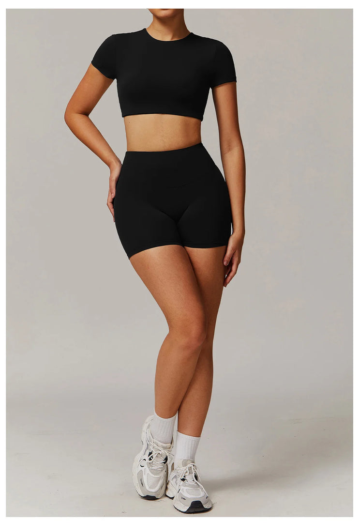 Seamless Contour Two Piece Yoga Set Luxe Performance Wear