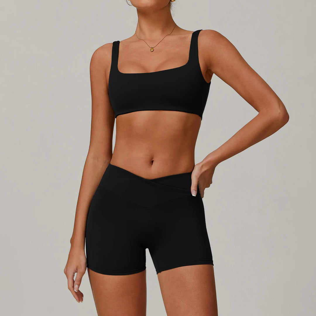 Contoured Performance Yoga Leggings With High Waist