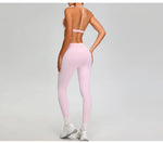 Load image into Gallery viewer, Luxurious Premium Contoured Two Piece Yoga Set Nylon
