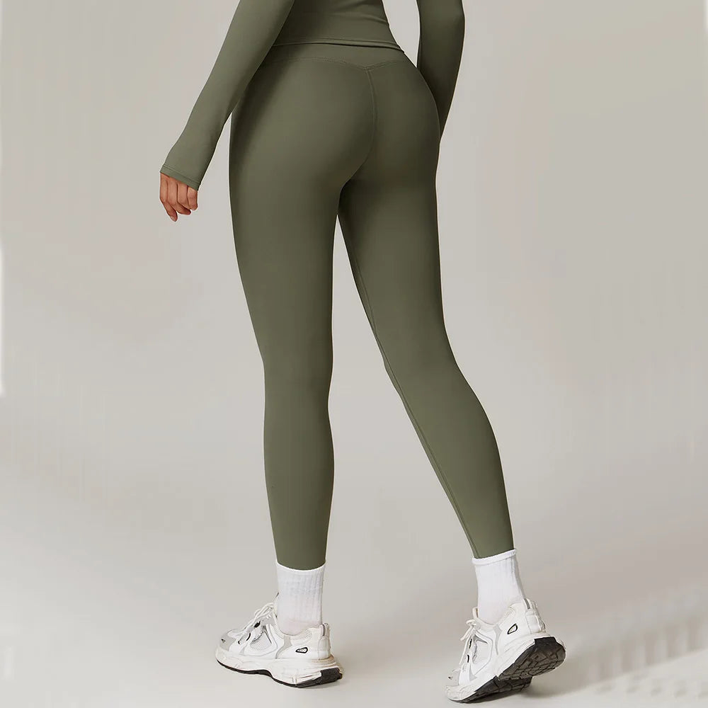 Seamless Sculpted High Waist Leggings Booty Lifting