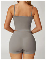 Load image into Gallery viewer, Performance Contour Seamless Two Piece Yoga Bra Set Nylon
