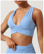 Load image into Gallery viewer, Breathable Cross Strap Contour Padded Luxurious Bra
