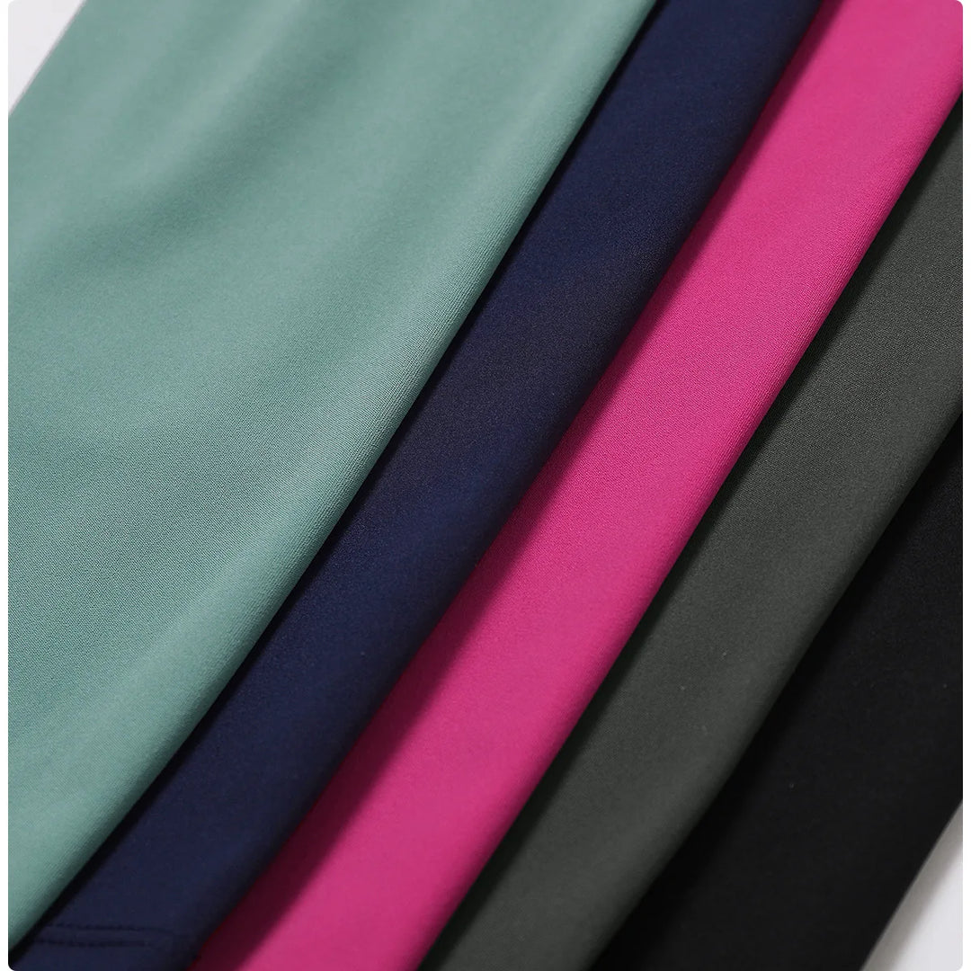 Luxurious Contoured Yoga Jacket With Nylon Zip Front