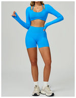 Load image into Gallery viewer, Seamless Contour 2-Piece Contemporary Yoga Set Breathable
