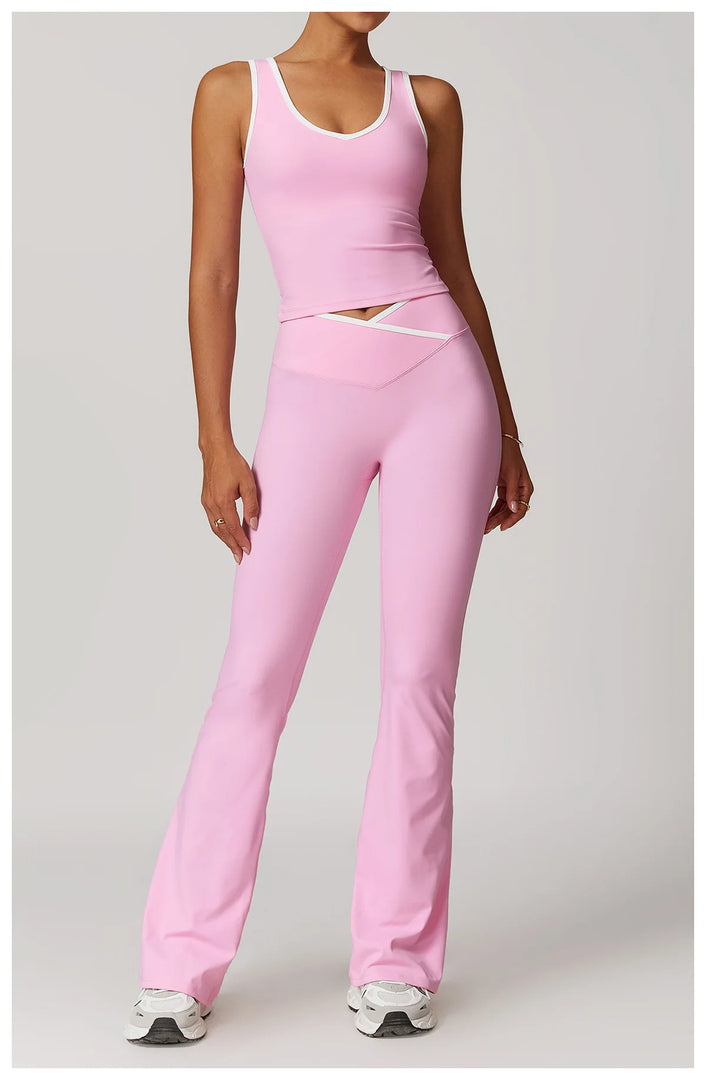 Seamless Contour Backless Sport Bra Top Nylon Spandex