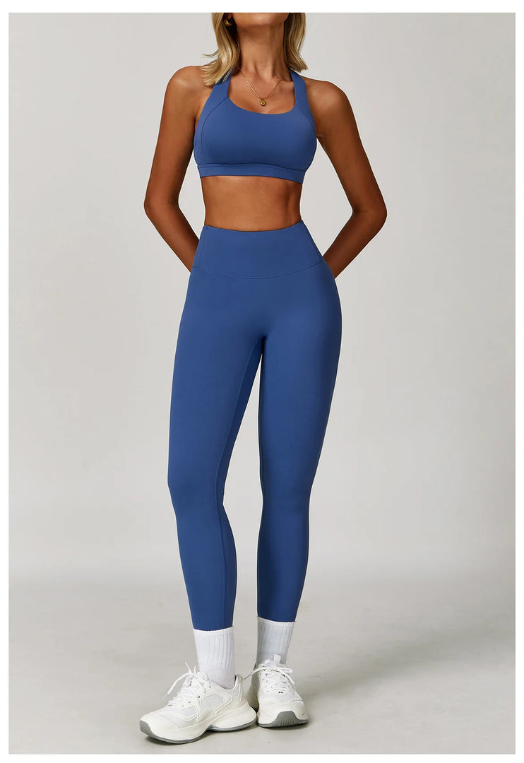 Two Piece Contour Tracksuit With Luxurious Leggings