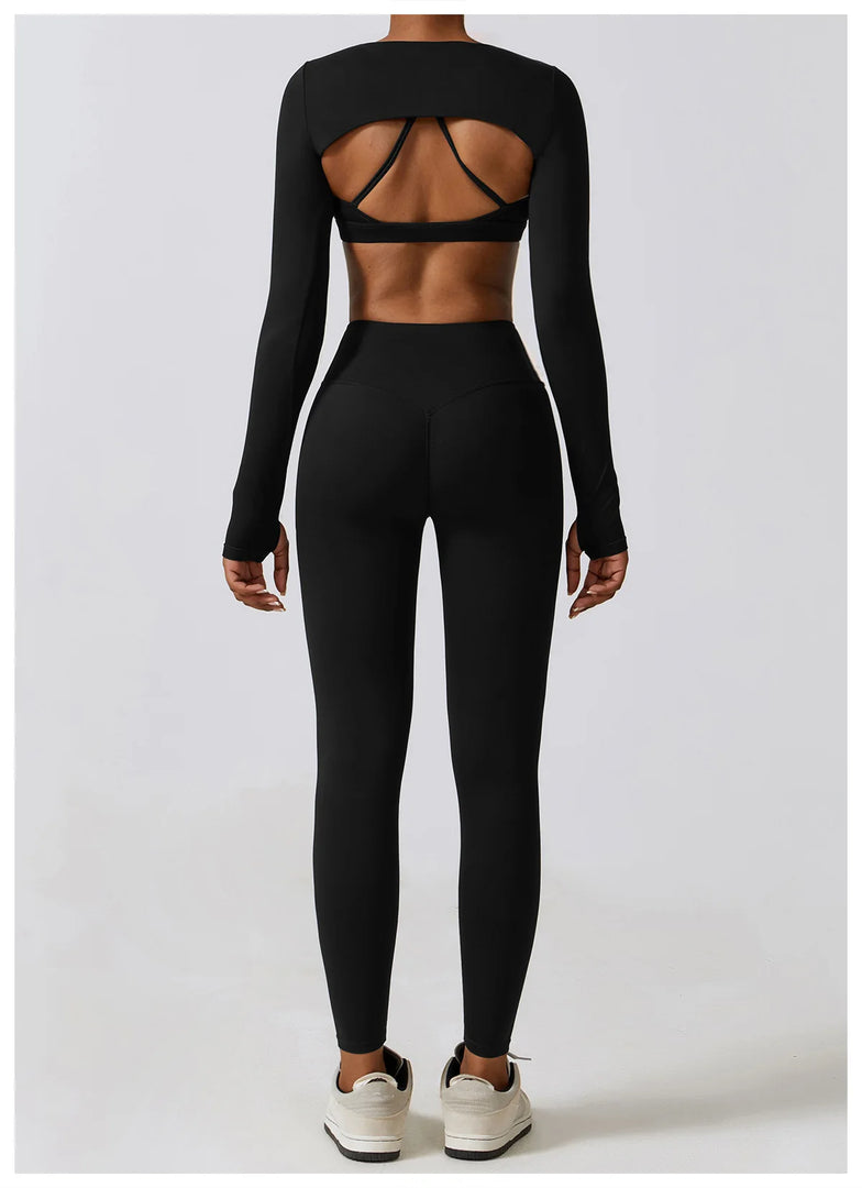 Nude Seamless Contour Knit Longline Performance Top