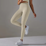 Load image into Gallery viewer, Ribbed Scrunch Contour Seamless High Waist Leggings
