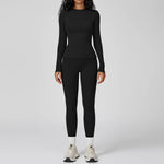 Load image into Gallery viewer, Luxurious Contour 2 Piece Yoga Athleisure Set Nylon
