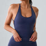 Load image into Gallery viewer, Cross Back Contour Seamless Sports Bra Performance
