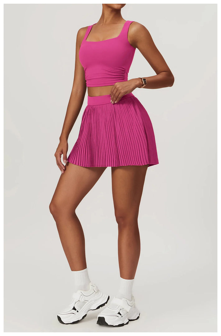 Luxurious Contour Performance Yoga Wear Skirt Nylon