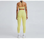 Load image into Gallery viewer, Seamless High Waist Leggings Moisture Wicking Contour

