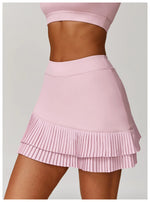 Load image into Gallery viewer, Elite Contoured Waist Pleated Tennis Skirt With Pockets

