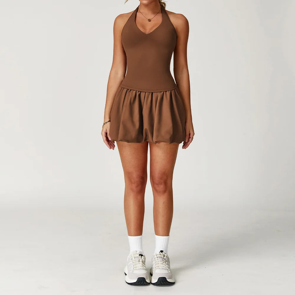 Two Piece Yoga Set Contoured Ribbed Performance Wear