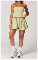 Load image into Gallery viewer, Sculpted Silhouette Two Piece Yoga Set Seamless Luxe
