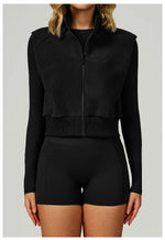 Load image into Gallery viewer, Winter Velvet Contoured High Neck Performance Cozy Vest

