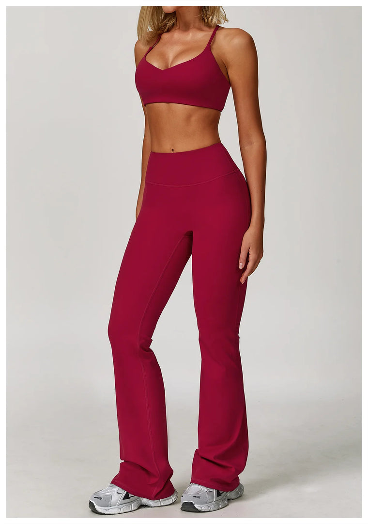 Two Piece Yoga Contour Signature Performance Activewear Set