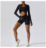 Load image into Gallery viewer, Luxurious Contoured Yoga Jacket With Nylon Zip Front
