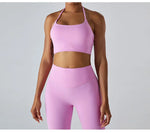 Load image into Gallery viewer, Cross Back Strappy Seamless Bralette Soft Nylon Spandex
