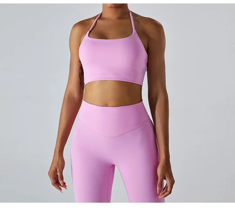 Cross Back Strappy Seamless Bralette Soft Nylon Spandex