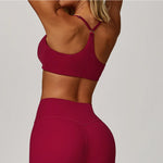 Load image into Gallery viewer, Contoured High Impact Sculpted Premium Sports Bra Seamless
