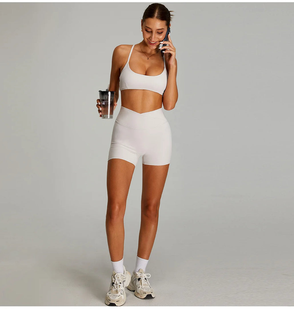 Luxurious Contoured Yoga Set Quick Drying Performance