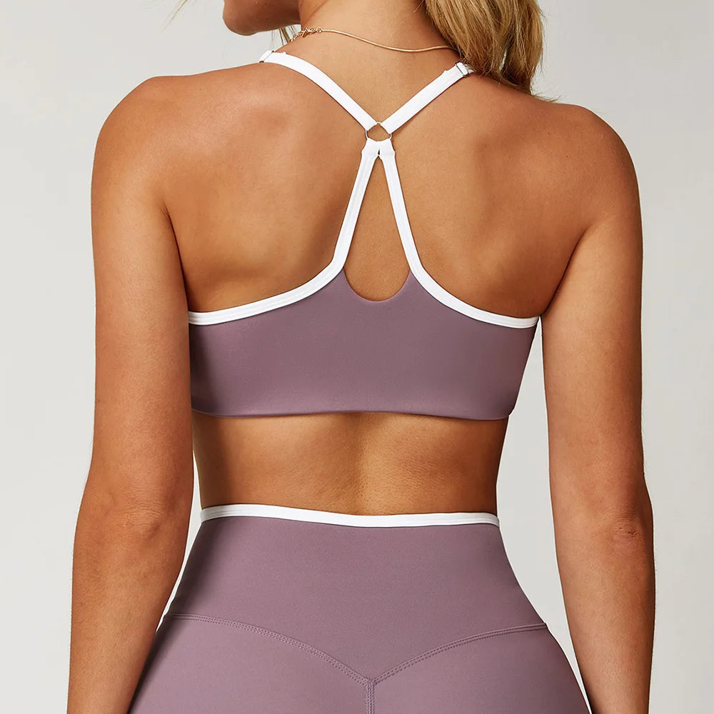 Breathable High Support Contour Seamless Bra Nylon Spandex