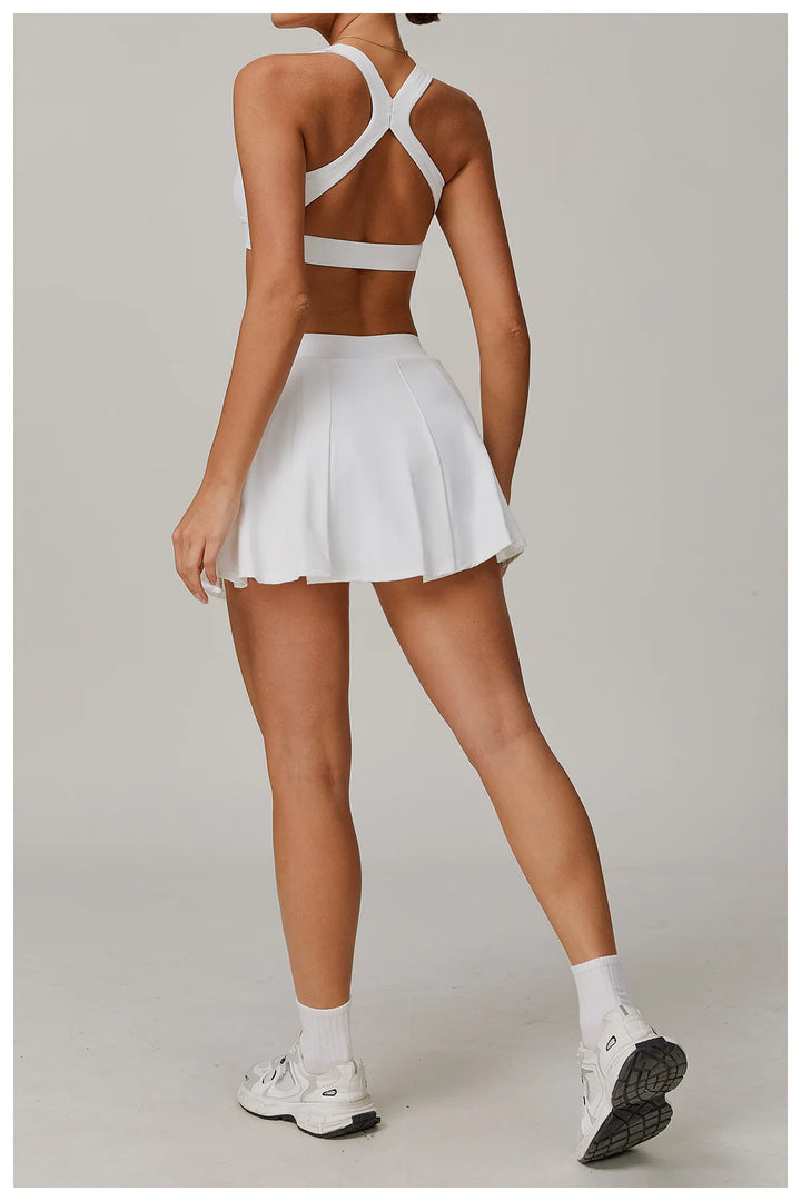 Cross Back Contour Seamless Performance Wear Bra Luxe