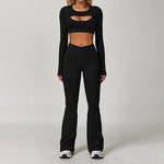 Load image into Gallery viewer, Premium Performance Knit Yoga Set With Contoured Leggings
