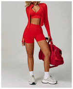 Load image into Gallery viewer, Premium Breathable High Waist Contoured Scrunch Shorts Nylon
