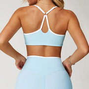 Breathable High Support Contour Seamless Bra Nylon Spandex