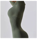Load image into Gallery viewer, Seamless Contouring Yoga Bodysuit With Long Sleeves
