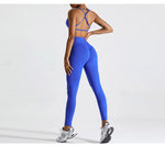 Load image into Gallery viewer, Seamless Two Piece Contour Performance Leggings Set Nylon
