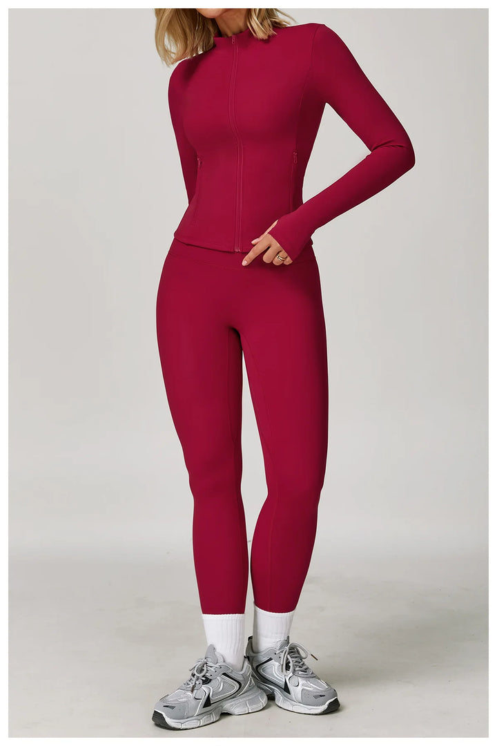 Premium Breathable Long Sleeve Performance Gym Top Nylon