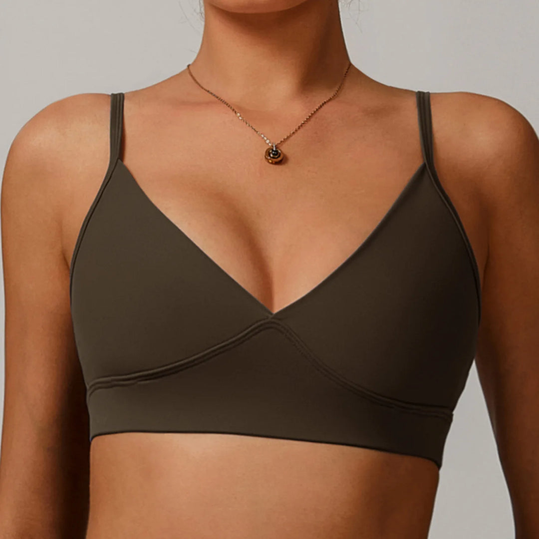 Breathable Padded Shockproof Contour Supportive Sports Bra