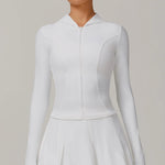 Load image into Gallery viewer, Zip Front Yoga Jacket Breathable High Stretch Nylon
