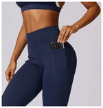 Load image into Gallery viewer, V Back Swept High Waist Contoured Leggings With Performance

